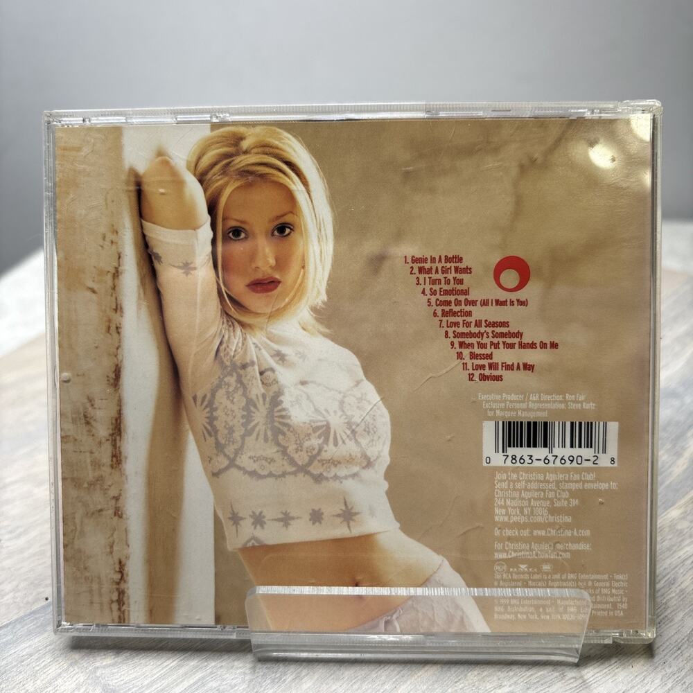 Christina Aguilera – Self-Titled (CD, 1999 RCA) Pop Album “Genie in a Bottle” De - Picture 2 of 5